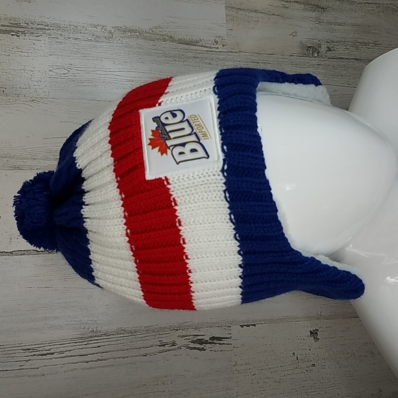 LABATT BLUE Beer Heavy Winter Hat/Beanie,  Adult - Picture 1 of 11